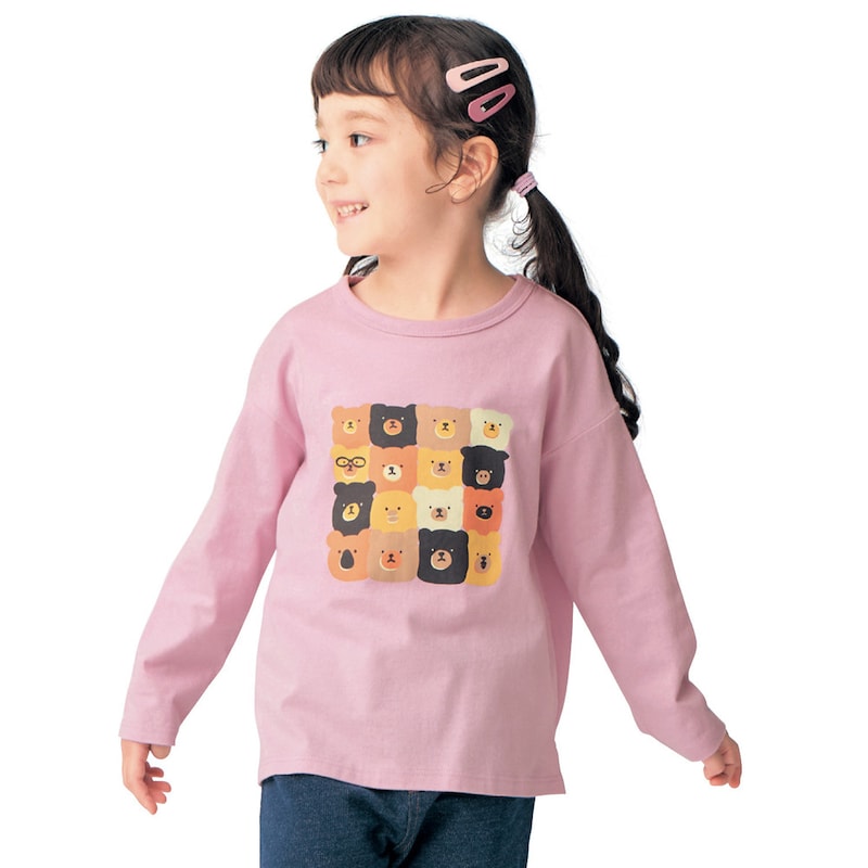 ペールピンク（ちぎりパン）／モデル身長109cm・サイズ110