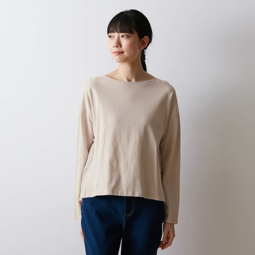 親子でリンクバックフリルレディース長袖Ｔシャツ