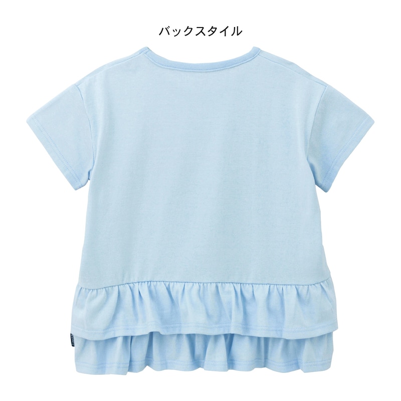名札ココ選べるプリントバックフリル半袖Ｔシャツ【子供服】【女の子】の通販｜ベルメゾン(ジータ/GITA)｜通販のベルメゾンネット