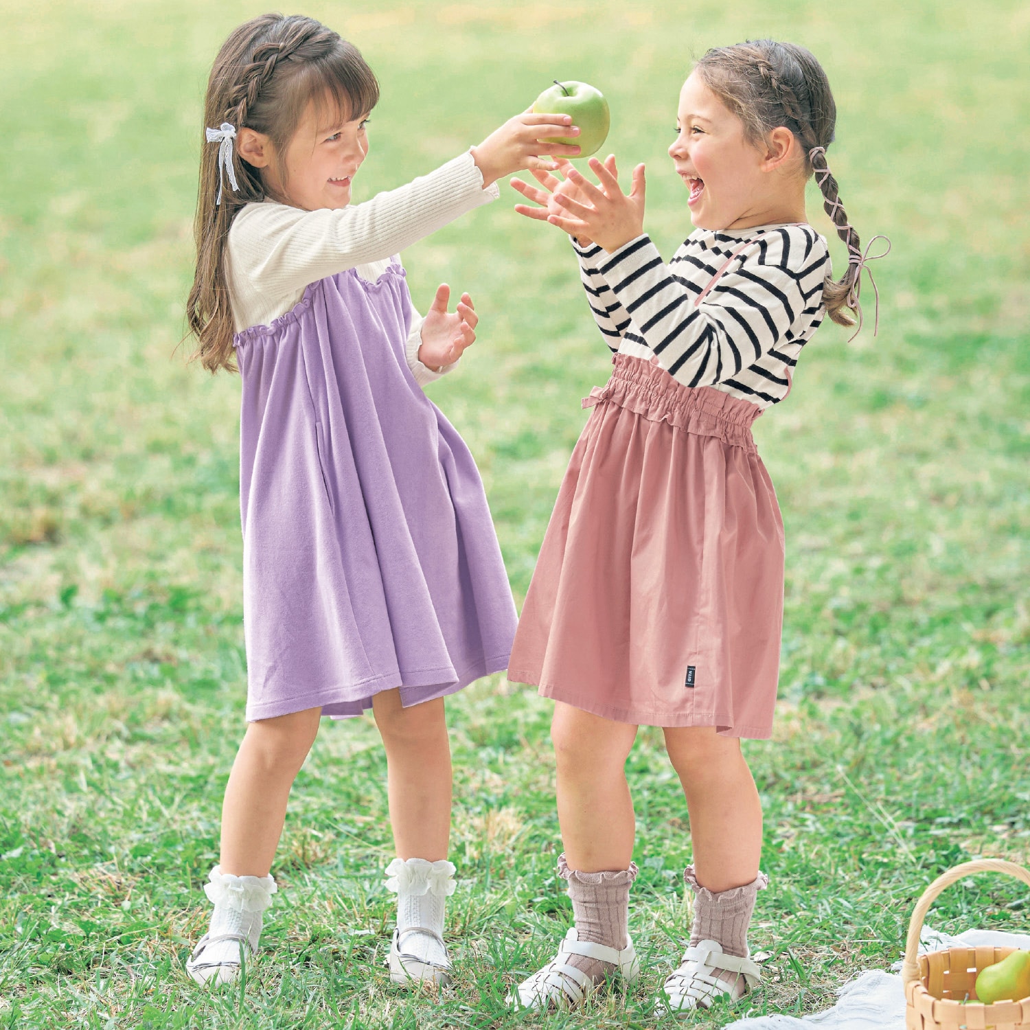 キャミドッキングカットソーワンピース【子供服】【女の子】の通販 