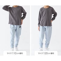 サイズ別着用比較／モデル身長111cm