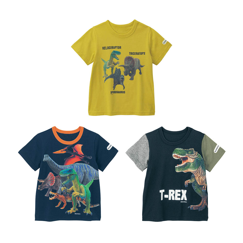【シュライヒ/Schleich】リアル恐竜プリント半袖Tシャツ /シュライヒ 【シュライヒ/Schleich】リアル恐竜プリント半袖Tシャツ /シュライヒ