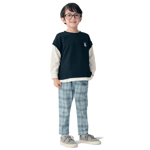 ストレッチライトツイルタックパンツ 【子供ズボン】