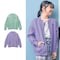 袖ポケット付き裏毛ブルゾン 【子供服】