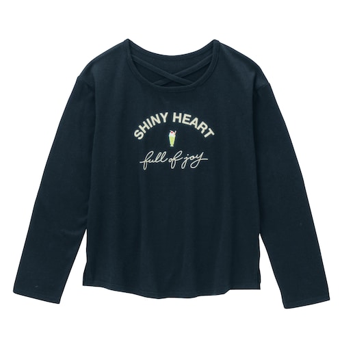 クロスチョーカー風長袖Ｔシャツ 【子供服】