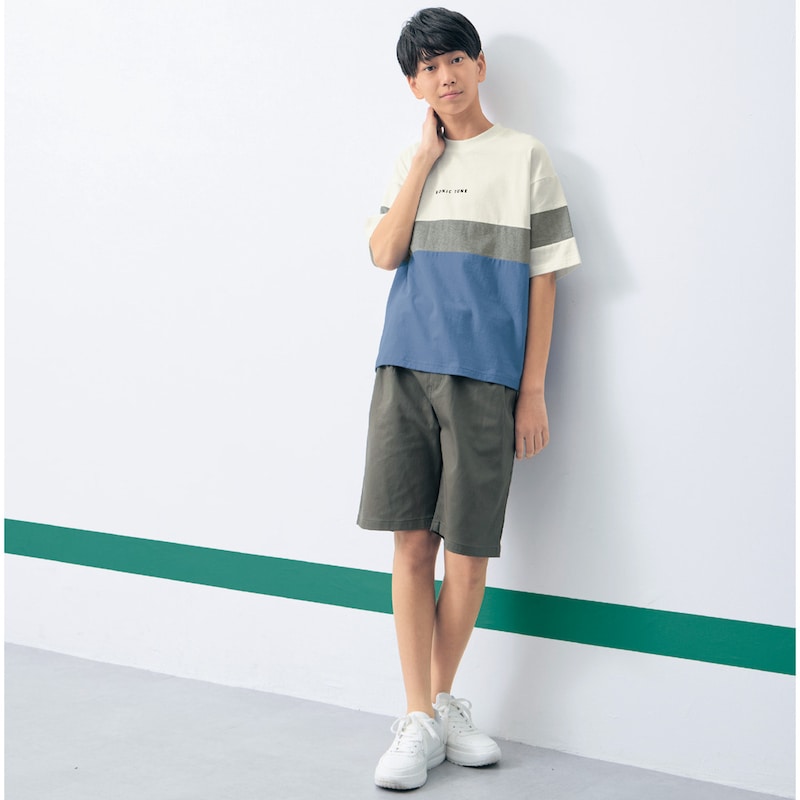 カーキ／モデル身長169cm・サイズ160