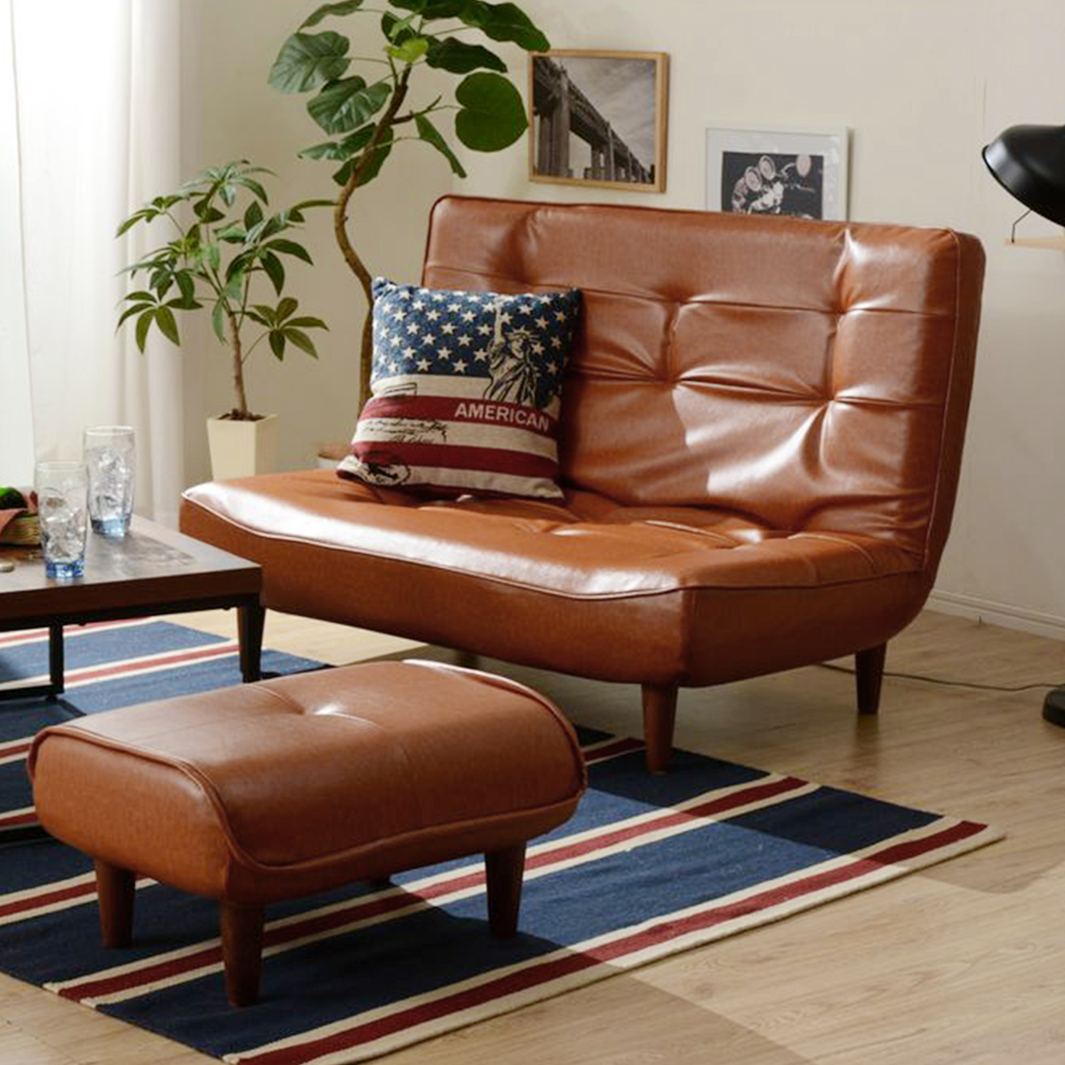 【ベルメゾン】合皮ハイバックソファー 【ベルメゾン】合皮ハイバックソファー