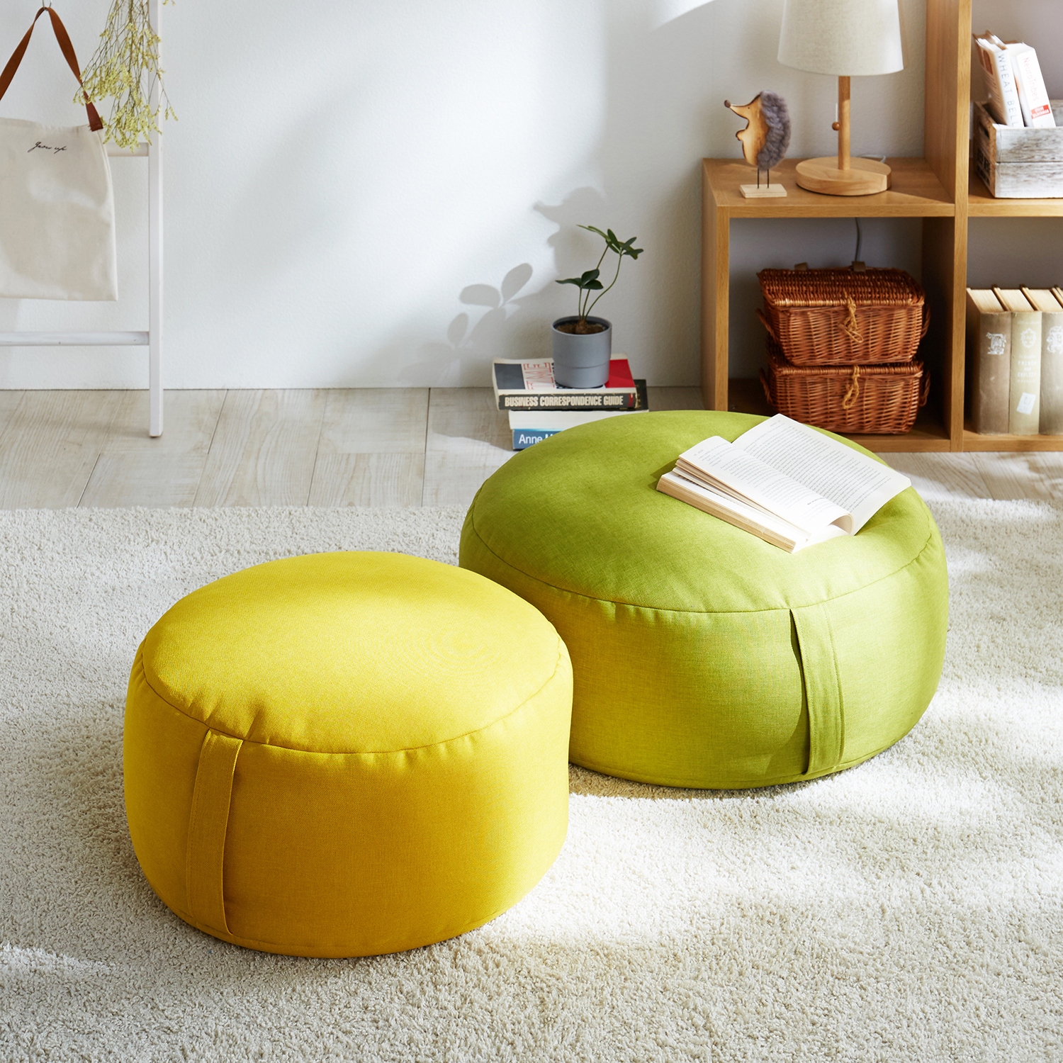 【ベルメゾン】スツールビーズクッション 【ベルメゾン】スツールビーズクッション