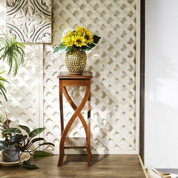 【ベルメゾン】天然木マホガニー材のコンソール