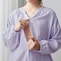裏スナップボタン留めで授乳しやすい