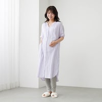 ラベンダー系ストライプ