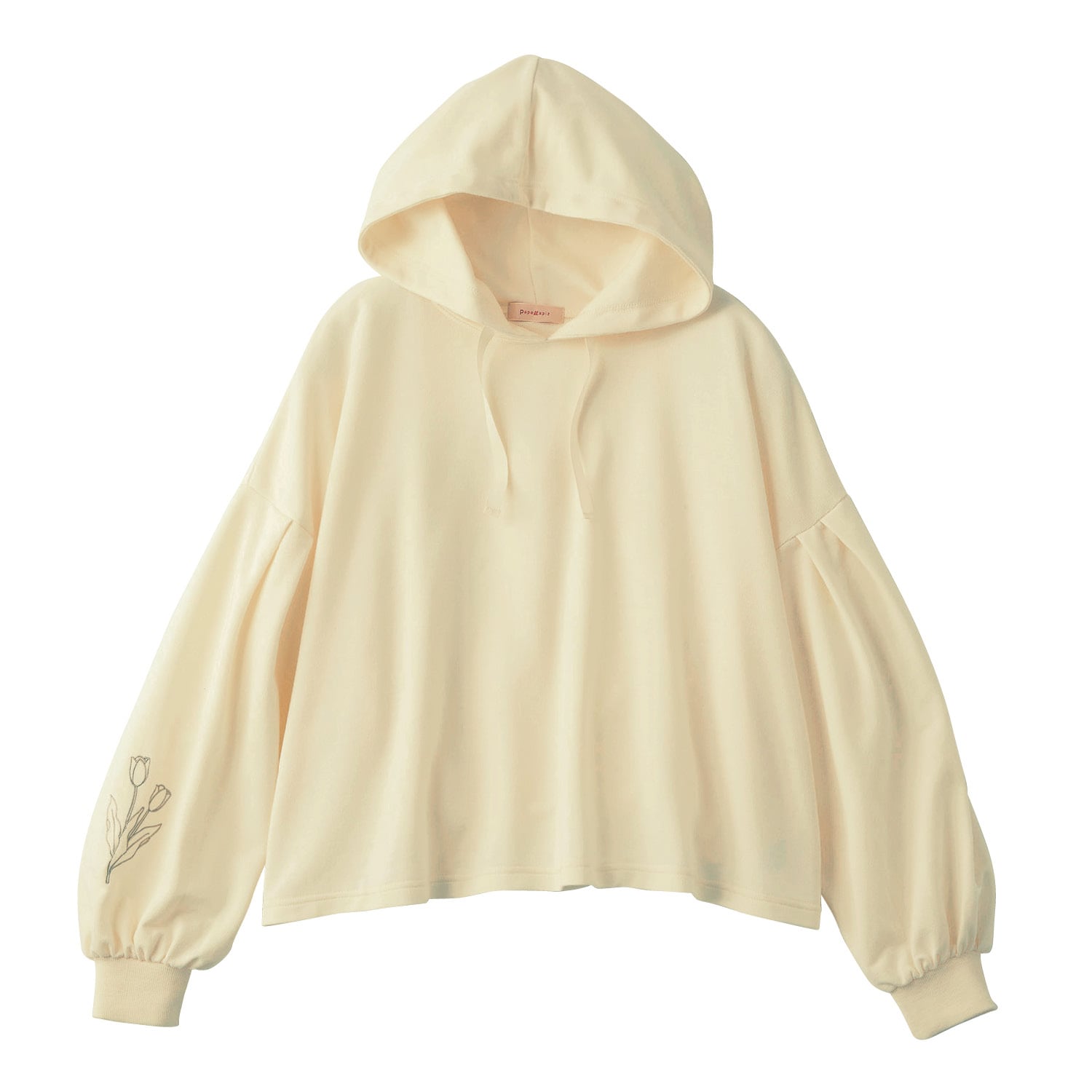 【パペル ラピス/Papel lapiz】袖ボリュームワイドプルパーカ 【子供服】