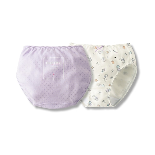 綿混ショーツ２枚セット 【子供インナー】