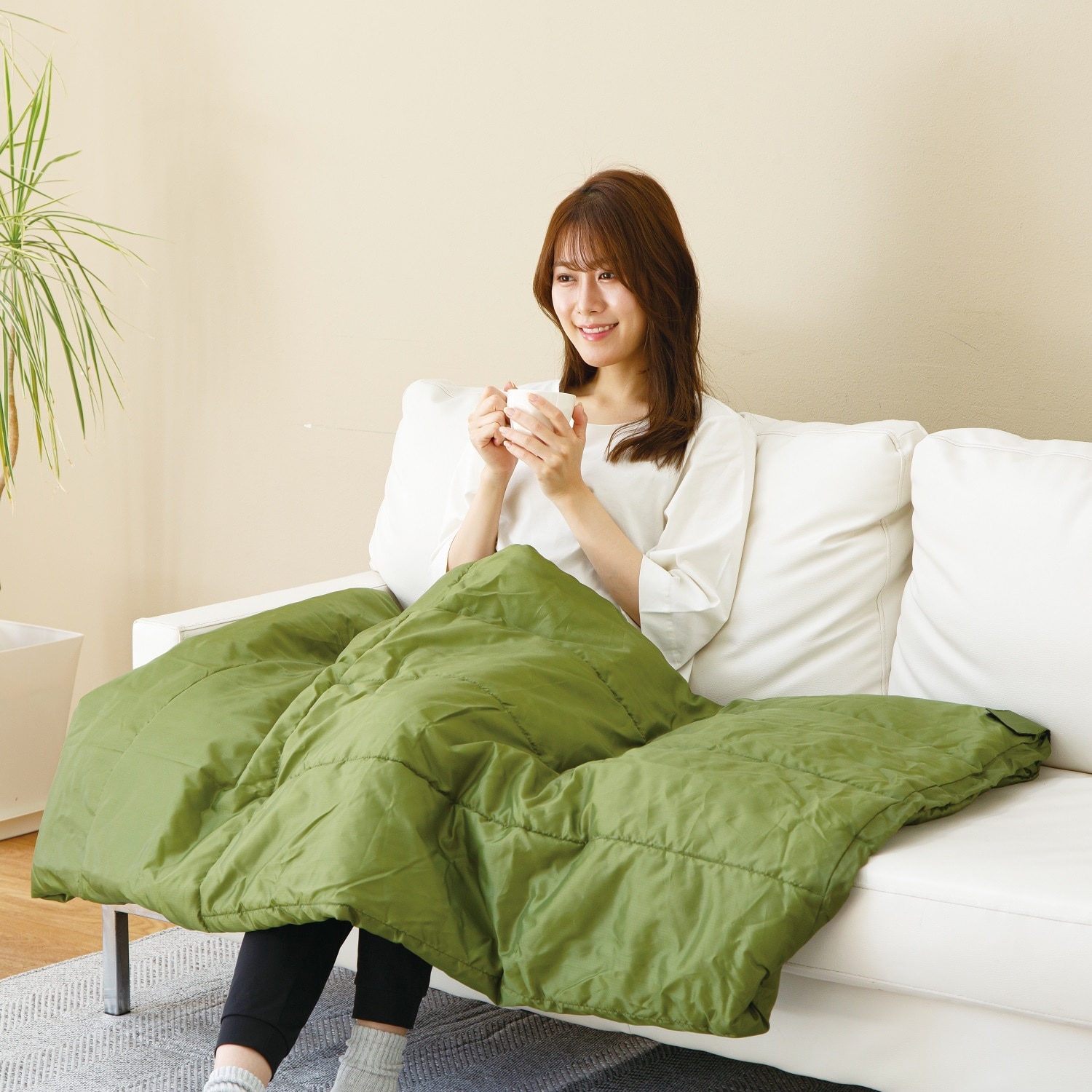 ＊SONAENO × 2個セット クッション型 多機能寝袋 モカキャメル SONAENO × 2個セット クッション型 多機能寝袋 モカキャメル