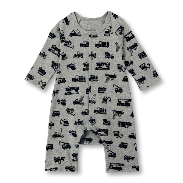 【ベルメゾン】なめらかスムース長袖前開きカエルロンパース 【ベビー服】