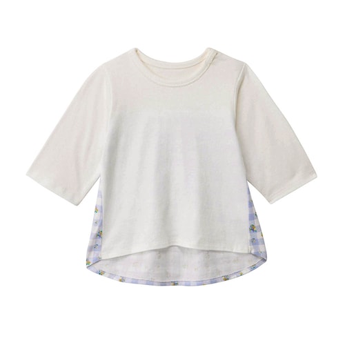 バック切替え総柄長袖Ｔシャツ 【ベビー服】