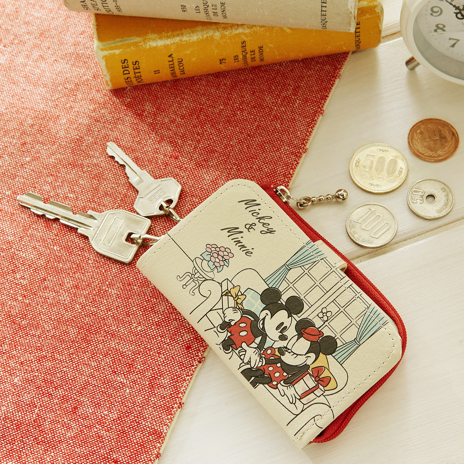 小銭入れ付きキーケース 日本製 ミッキー ミニー ディズニー Disney 通販のベルメゾンネット 小銭入れ付きキーケース 日本製 ミッキー ミニー ディズニー Disney 通販のベルメゾンネット