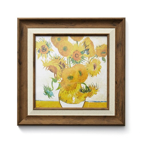 インテリアに馴染む名画のアートボード ＜２５×２５ｃｍ＞