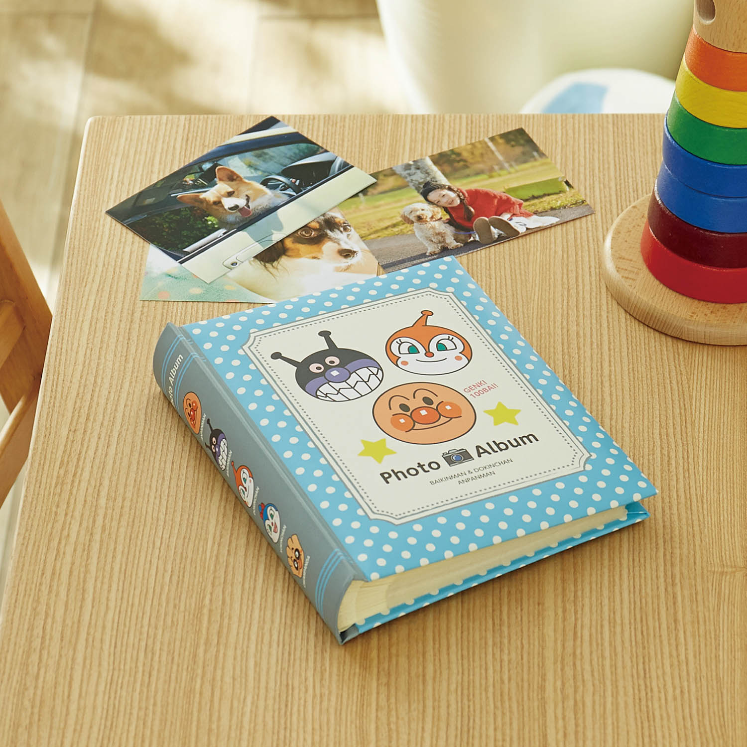 【アンパンマン】飾ってかわいい本型アルバム【160枚収納】