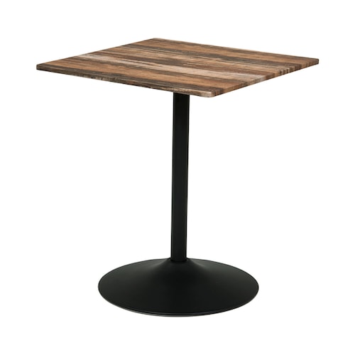 エイジング木目天板のカフェテーブル