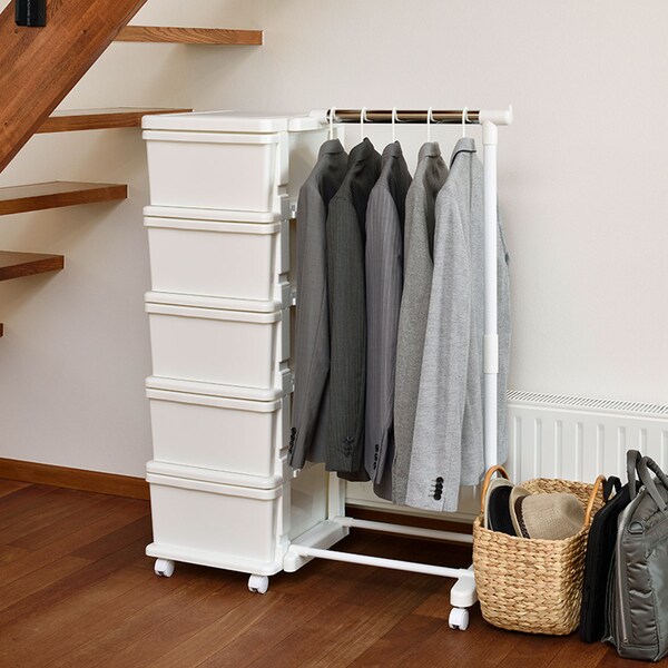 【ベルメゾン】連結できる収納チェスト (ホワイト)