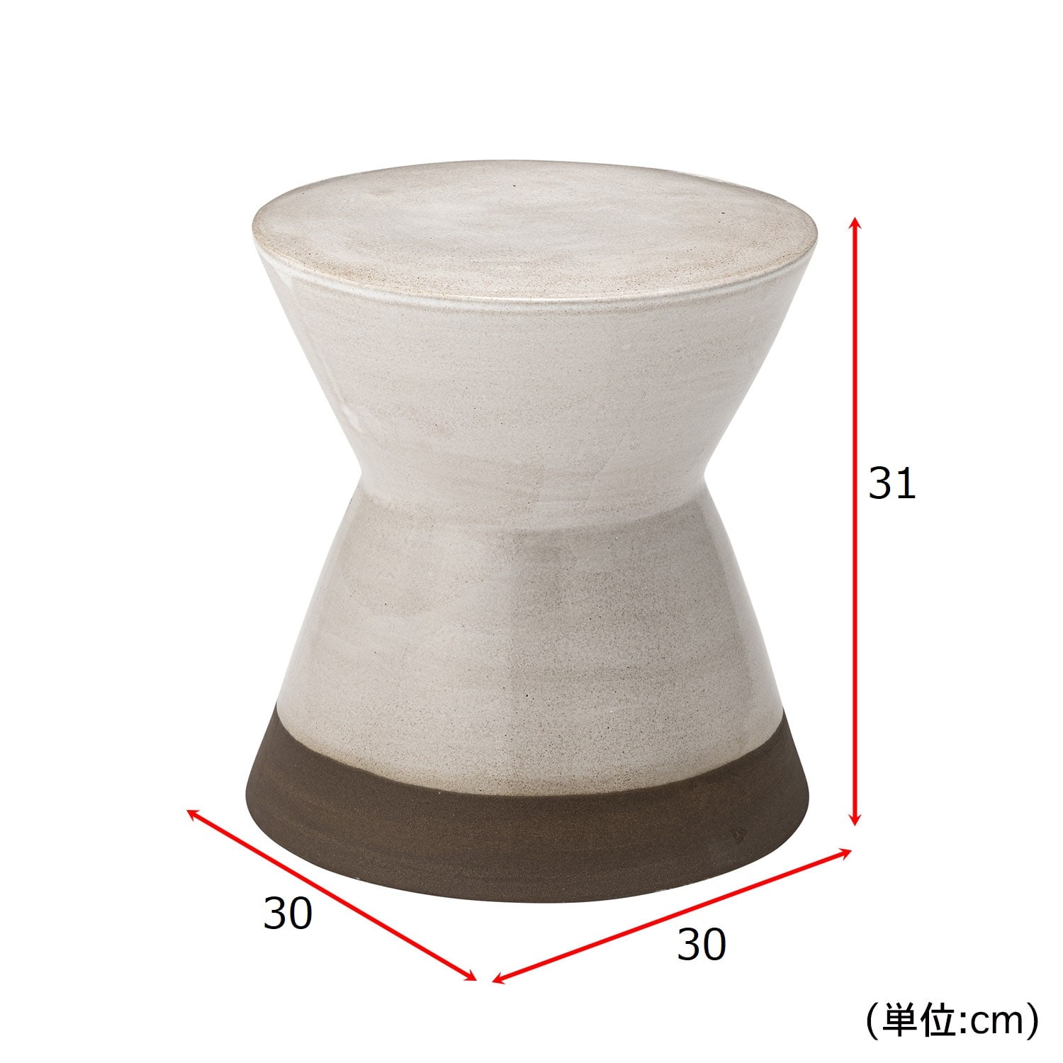 【ミニチュア】陶器のテーブル＆チェアー3脚