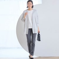 モデル身長168cm／64-91・股下70cm ※写真は撮影用のため股下+6cmになります。