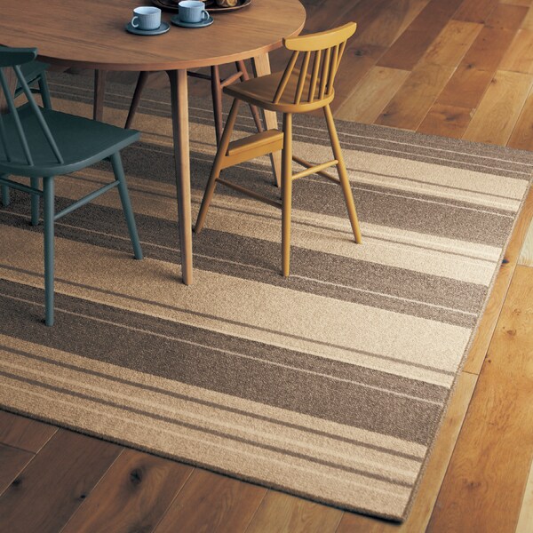 【ベルメゾン】撥水・防汚・防ダニ・抗菌ダイニングラグ[日本製]