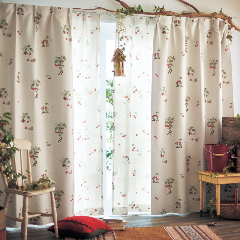 遮光 遮熱カーテン チップ デール ディズニー Disney 通販のベルメゾンネット