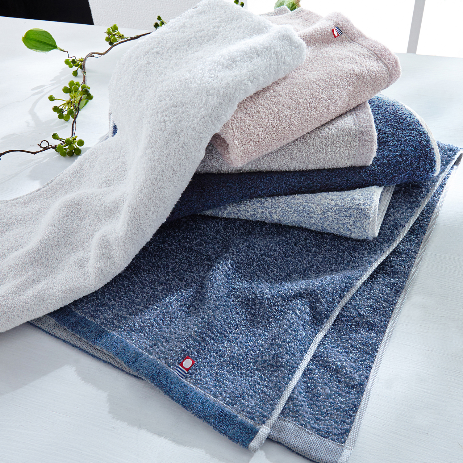 【ベルメゾン】乾かすことを考えて作った今治タオル 【ベルメゾン】乾かすことを考えて作った今治タオル