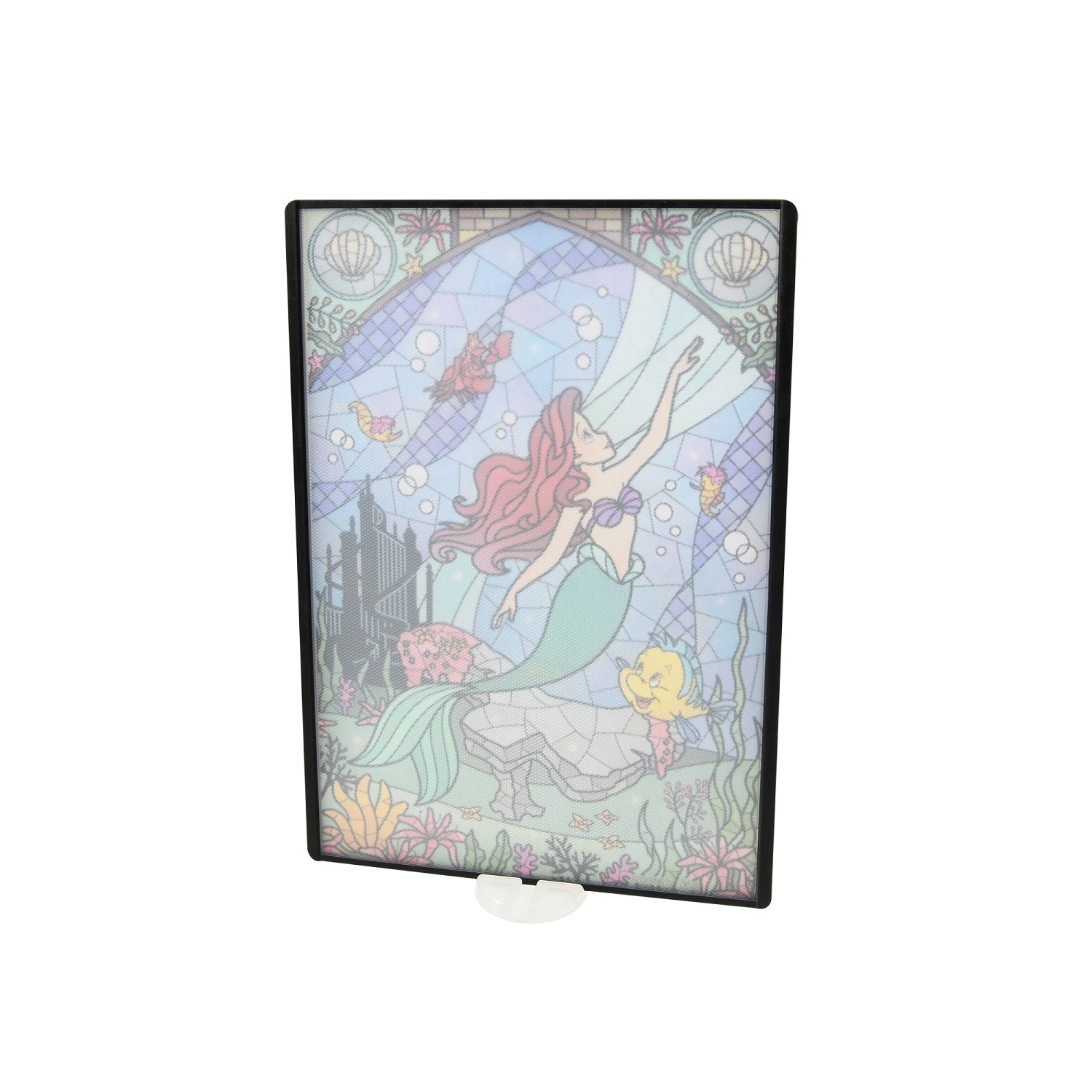 【ディズニー/Disney】ステンドグラス風スタンド付きまな板(選べるキャラクター)