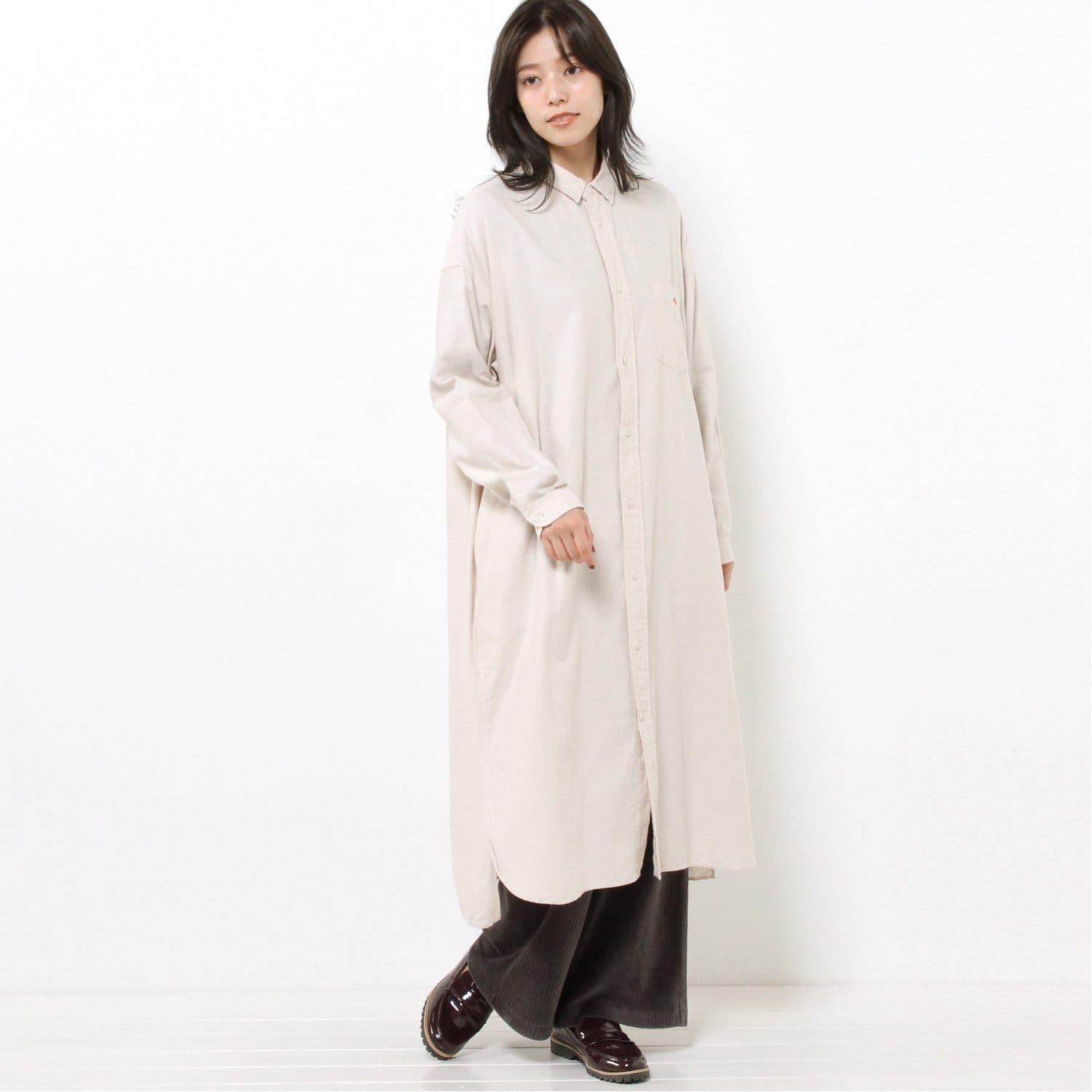 シャツ ワンピ 白の通販|通販のベルメゾンネット