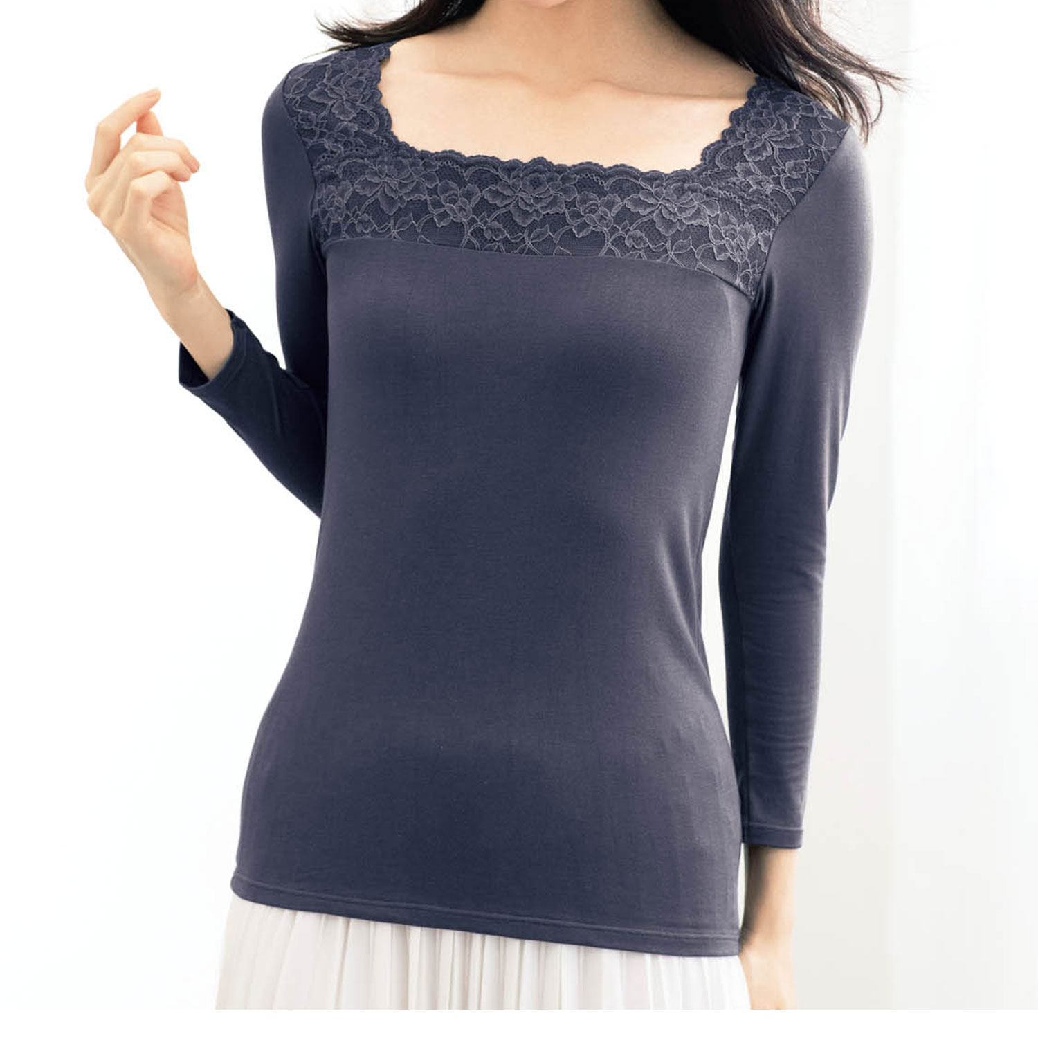 レースインナー 着ぶくれしにくい 通販のベルメゾンネット レースインナー 着ぶくれしにくい 通販のベルメゾンネット