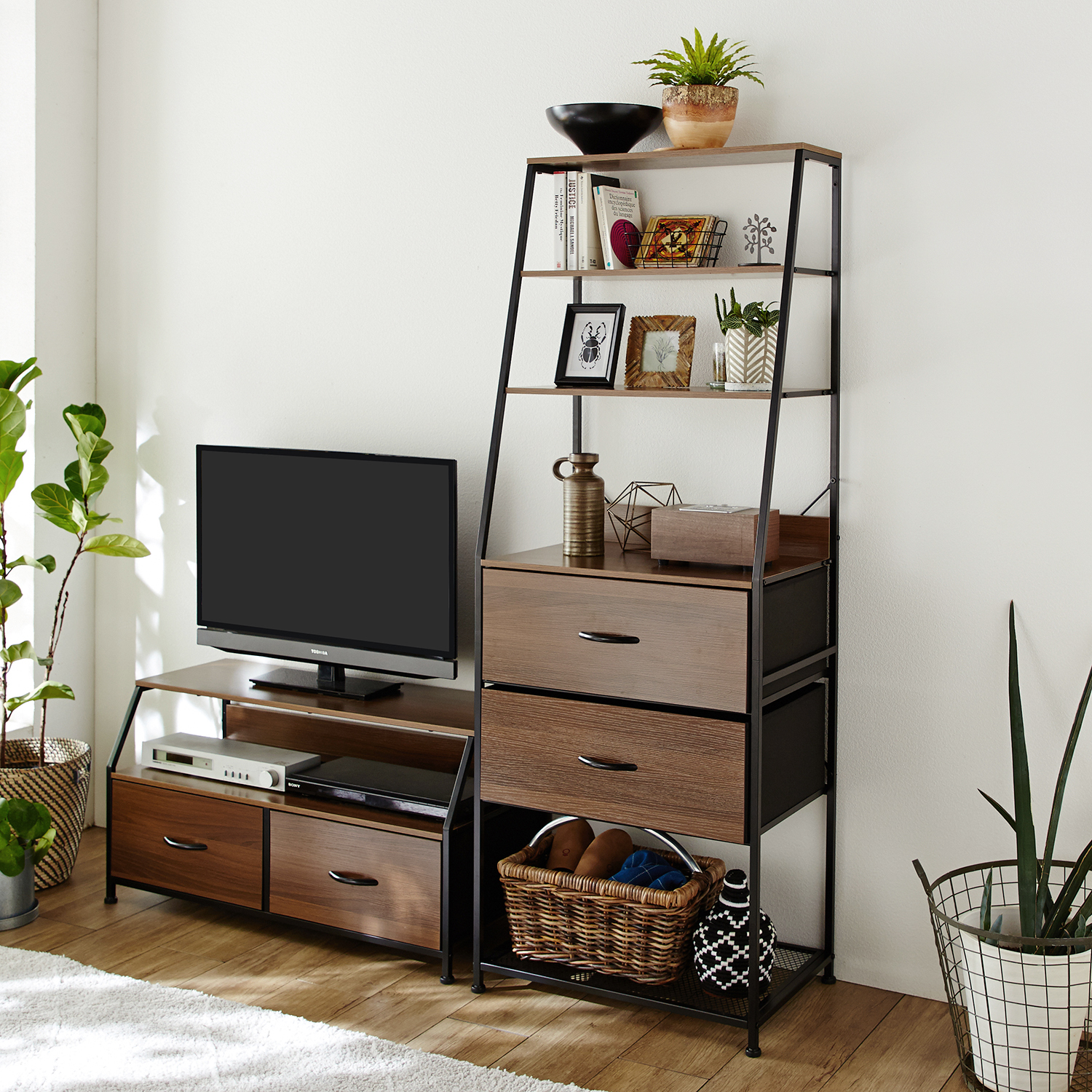 【ベルメゾン】引出し付きラック