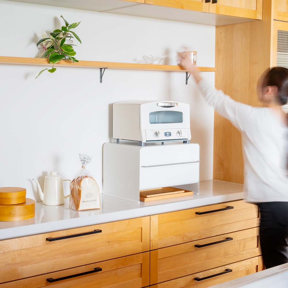 カウンター上収納ケース（キッチンカウンター上収納）(UtaU／ウタウ