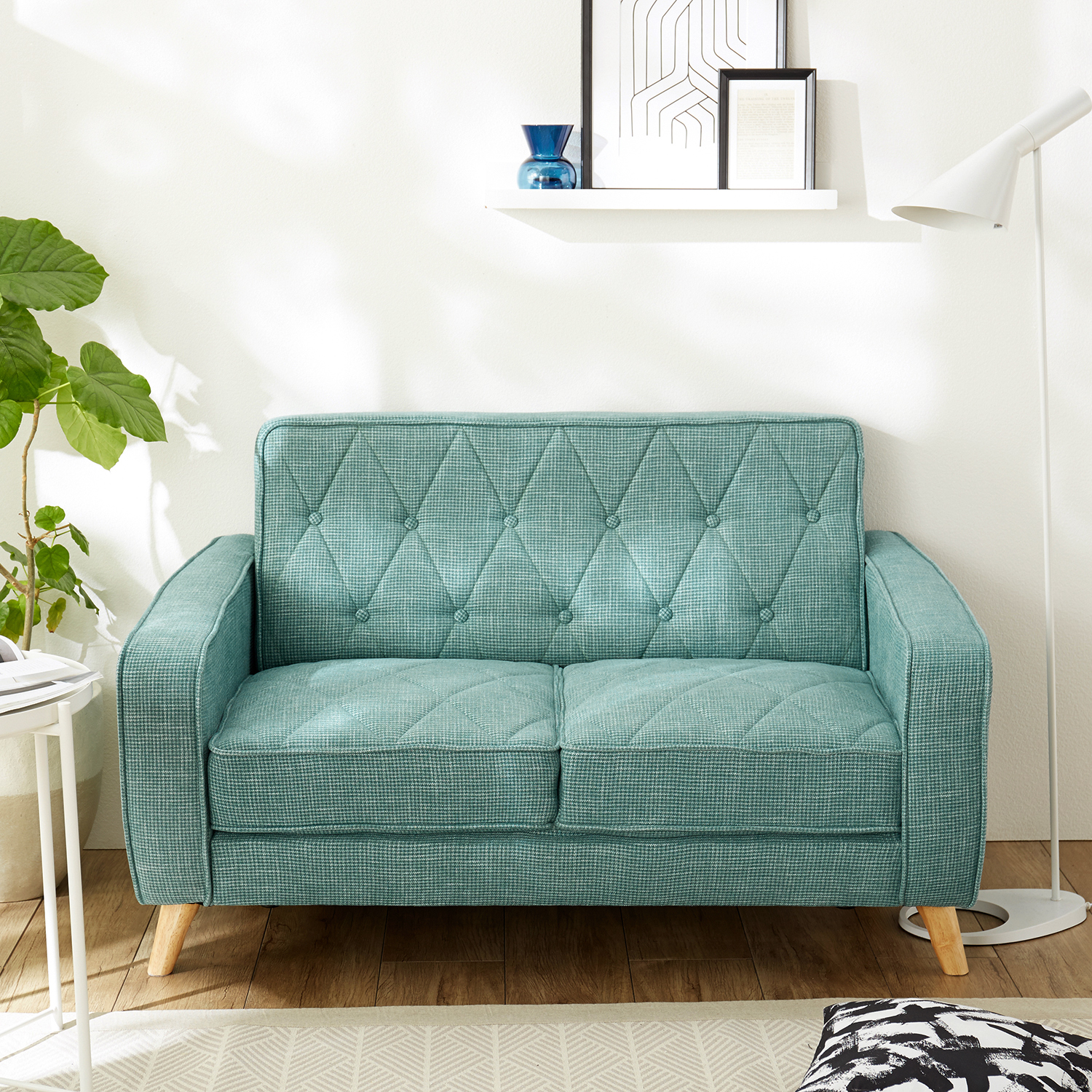 【ベルメゾン】座面がへたりにくいコンパクトソファー 【ベルメゾン】座面がへたりにくいコンパクトソファー