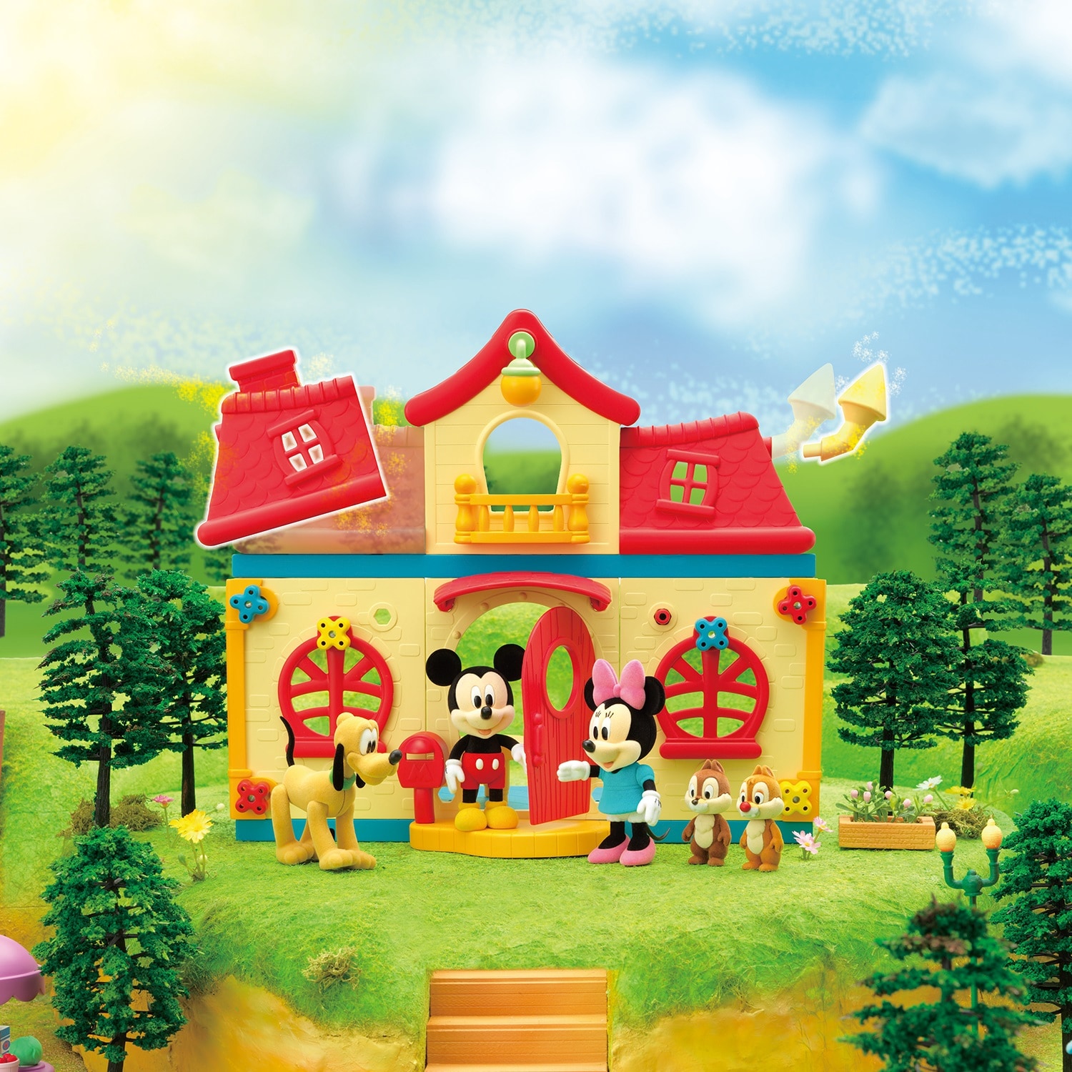 【ディズニー/Disney】DIYTOWN ミッキーのおうち「ミッキー & フレンズ」画像