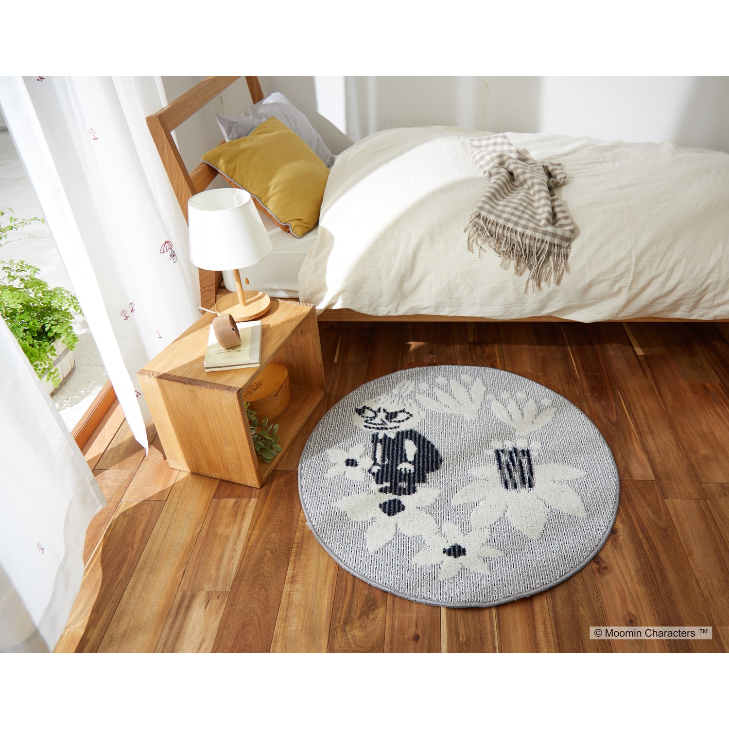 【ムーミン/MOOMIN】防ダニ加工付きエリアラグ・コバナ「ムーミン」 【ムーミン/MOOMIN】防ダニ加工付きエリアラグ・コバナ「ムーミン」