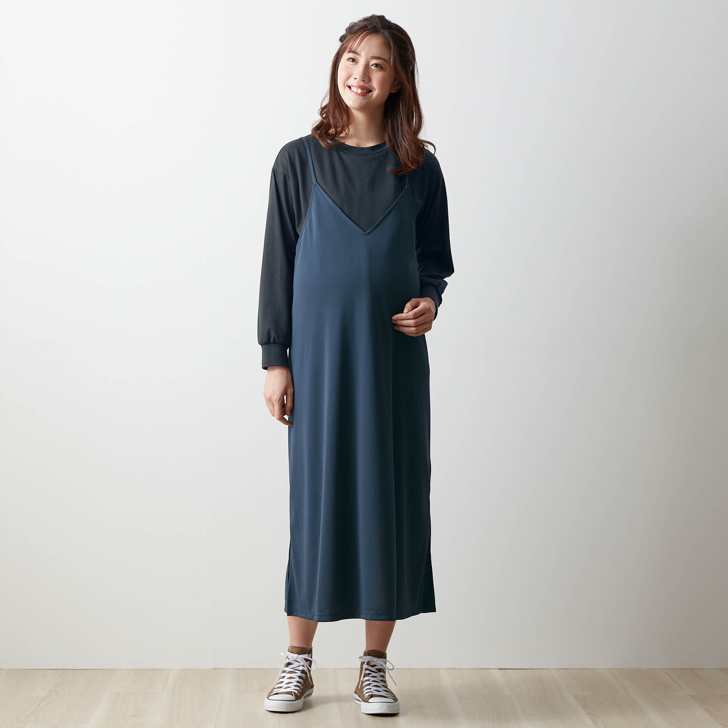 マタニティ ワンピース チュニックの通販 通販のベルメゾンネット マタニティ ワンピース チュニックの通販 通販のベルメゾンネット