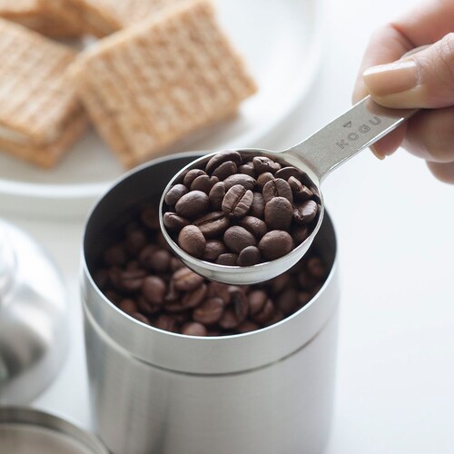 燕三条で作るコーヒー豆２ｃｕｐメジャースプーン［日本製］ 【８ｇと１ｇ】