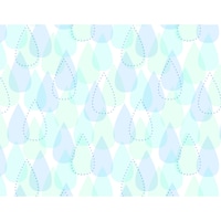 ブルー（水玉）