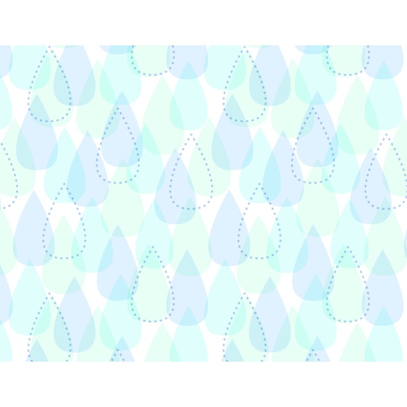 ブルー（水玉）