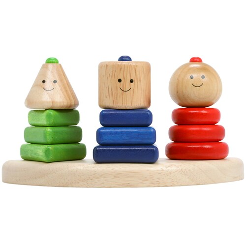 【知育玩具／かたち】 形・色・大きさが学べるおもちゃ ジオトリオ 【１．5才頃～】