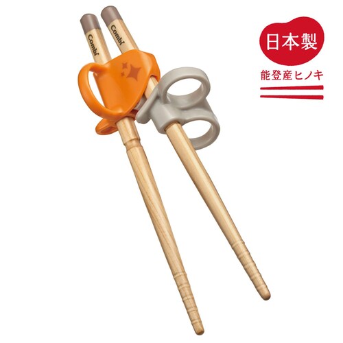 はじめておはし 木箸（左手用）【日本製】