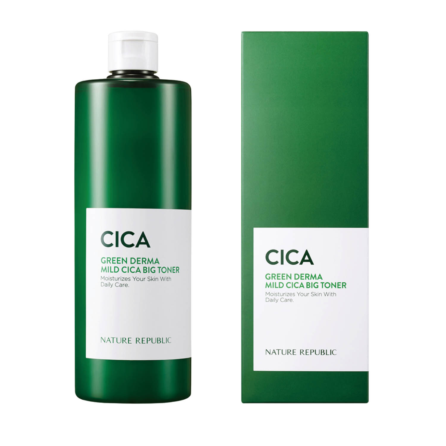 【ネイチャーリパブリック/NATURE REPUBLIC】GREEN DARMA CICAビッグトナー 500ml (化粧水)