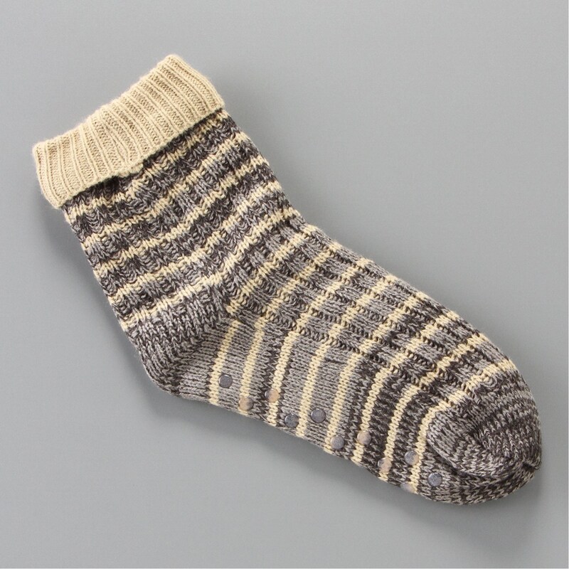 裏ボアルームソックス３足セット 通販のベルメゾンネット