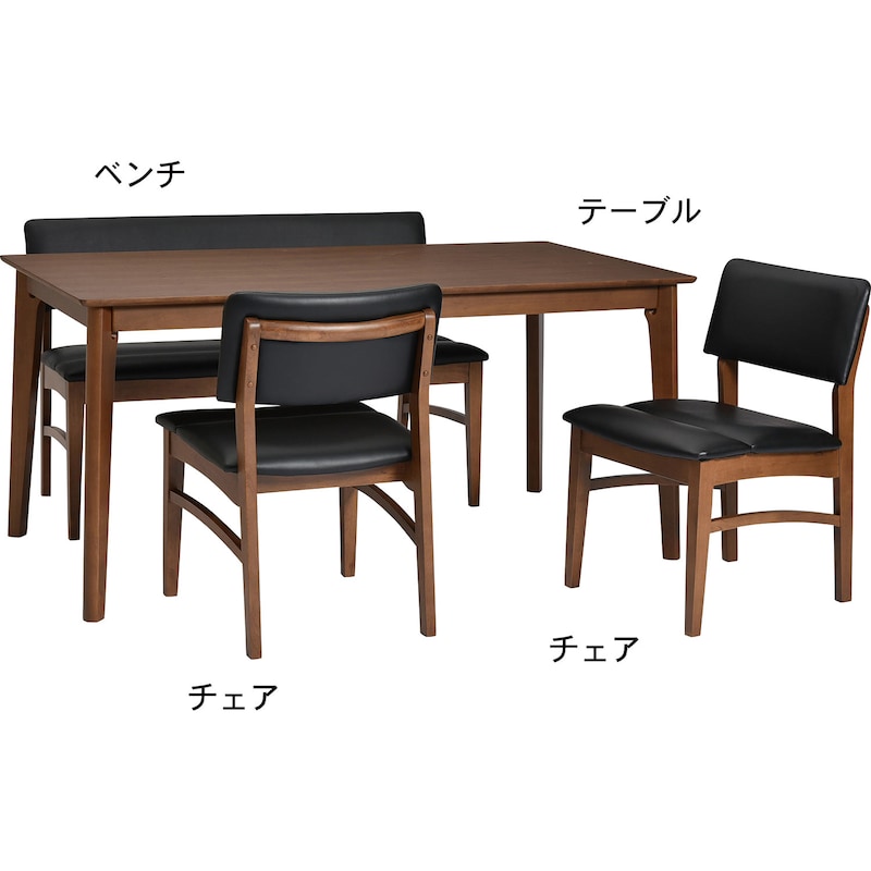 使用イメージ　※テーブルとベンチは別売りです。