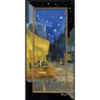 ゴッホ「夜のカフェテラス」