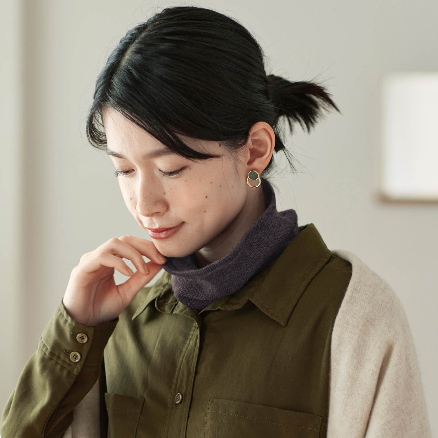 定期お届け 冷えとり日和365 ウールと綿の付け襟タートルニット 3回シリーズ 冷えとり日和365 通販のベルメゾンネット 定期お届け 冷えとり日和365 ウールと綿の付け襟タートルニット 3回シリーズ 冷えとり日和365 通販のベルメゾンネット