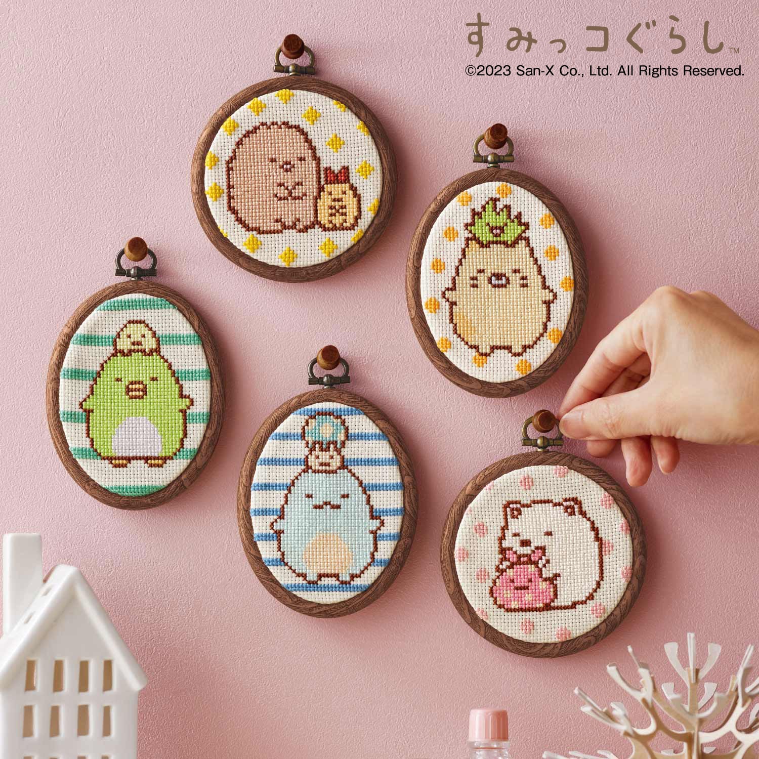 ハンドメイド・お手拭き・刺繍☆女の子男の子 - ファッション雑貨